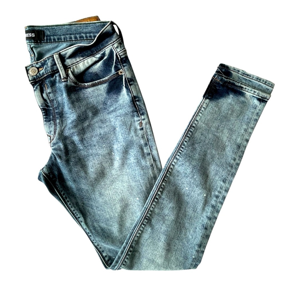 Express Repreve Strech Leggings Skinny Mid Rise 10L